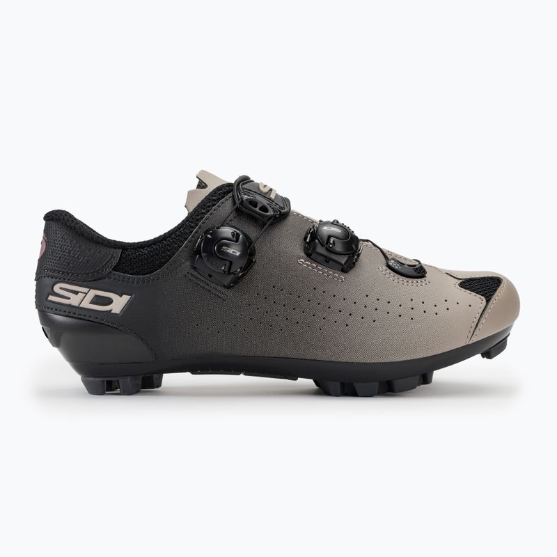 Scarpe da ciclismo MTB da uomo Sidi Eagle 10 grigio/nero 2