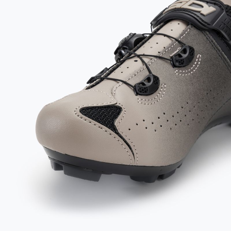 Scarpe da ciclismo MTB da uomo Sidi Eagle 10 grigio/nero 7