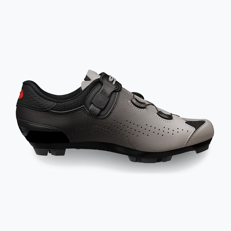 Scarpe da ciclismo MTB da uomo Sidi Eagle 10 grigio/nero 9