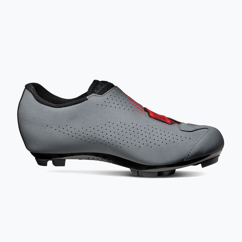 Sidi MTB Scarpe da bici da uomo Aertis grigio/rosso 9