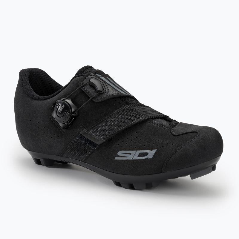 Scarpe da ciclismo MTB da uomo Sidi MTB Aertis nero/nero