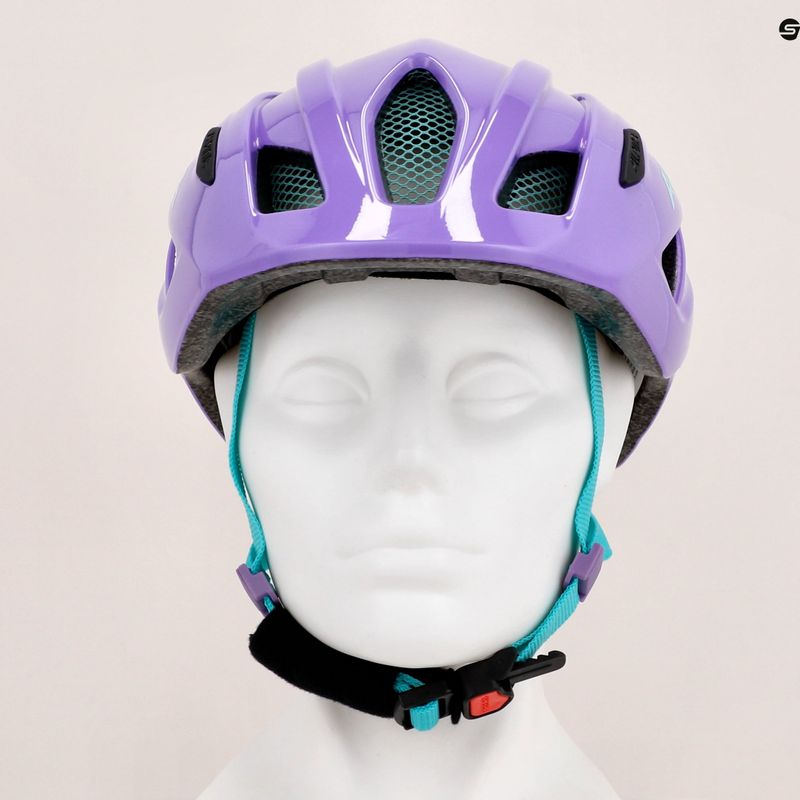 Casco da bicicletta per bambini Alpina Pico viola lucido 10