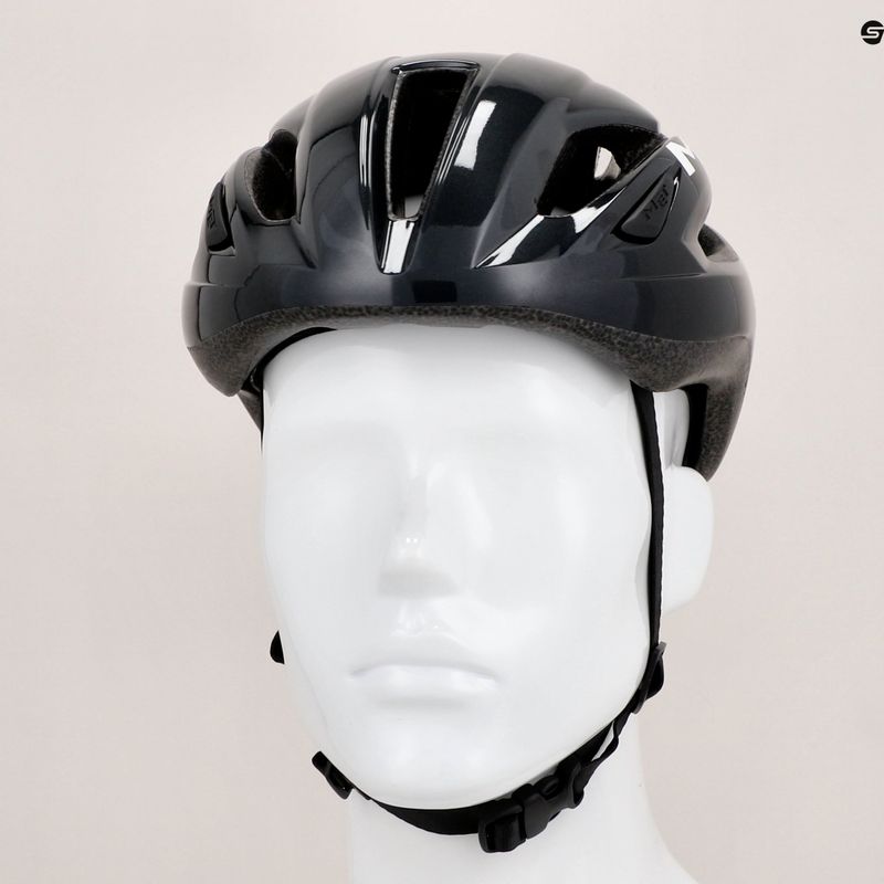 Casco da bicicletta MET Strale nero-rosso 3HM107CE00MNR4 11