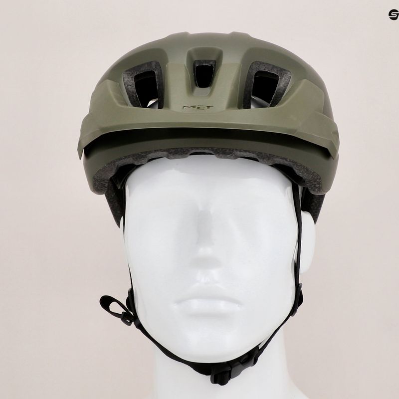 Casco da bicicletta MET Echo verde 3HM118CE00LVE2 12