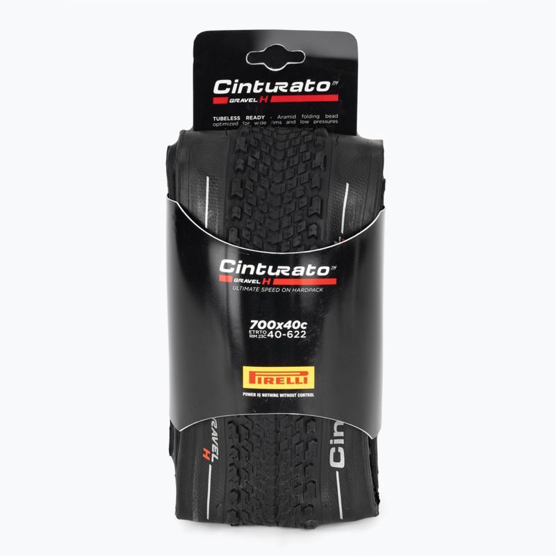 Pneumatico per bicicletta Pirelli Cinturato Gravel Hard TLR 700 x 45C nero 2