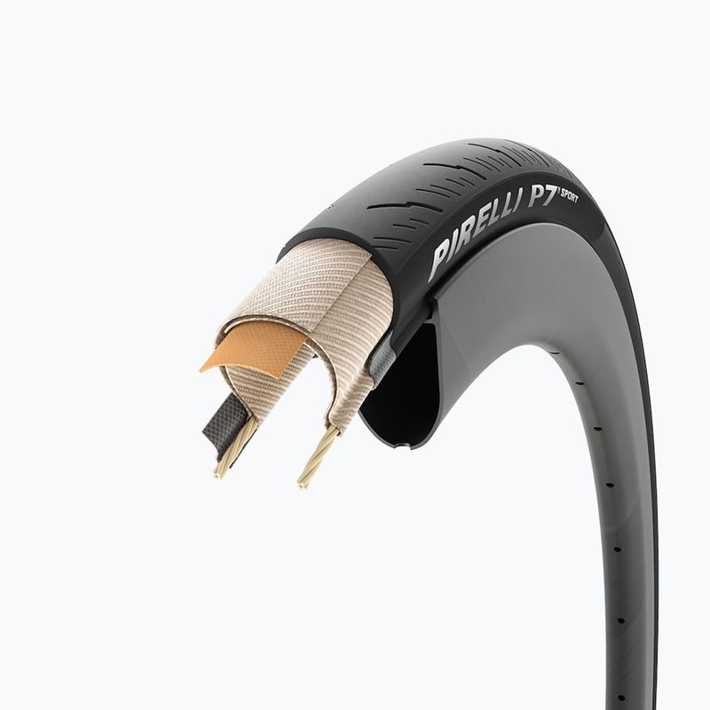 Pneumatico per bicicletta Pirelli P7 Sport 700 x 32C black 3