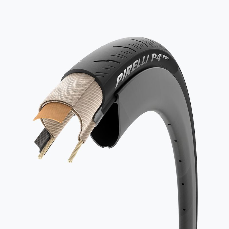 Pneumatico per bicicletta Pirelli P4 Sport 700 x 32C black 2