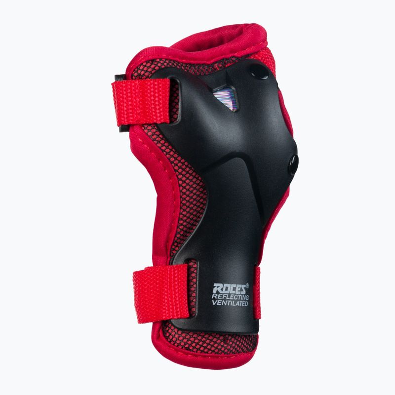 Roces Set di imbottiture ventilate rosso/nero per bambini 4