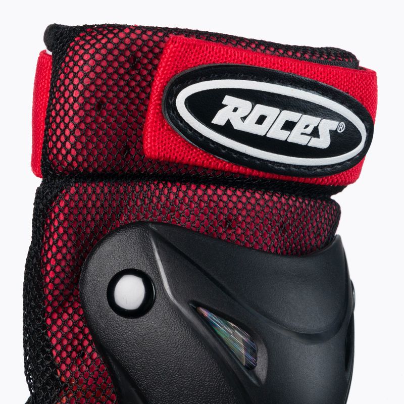 Roces Set di imbottiture ventilate rosso/nero per bambini 5