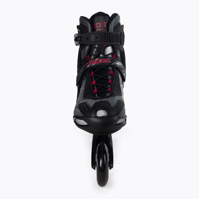 Pattini a rotelle Roces Big Zyx da uomo nero/cremisi/rosso 4