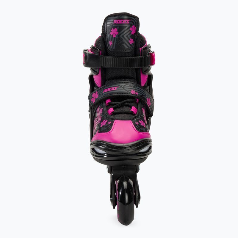 Pattini a rotelle Roces Jokey 3.0 per bambini nero/rosa 4