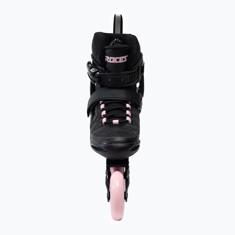 Pattini a rotelle da donna Roces Warp Thread TIF nero/rosa chiaro 4
