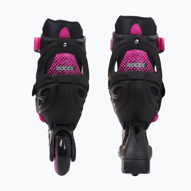 Pattini a rotelle Roces Jokey X Girl per bambini nero/rosa 5
