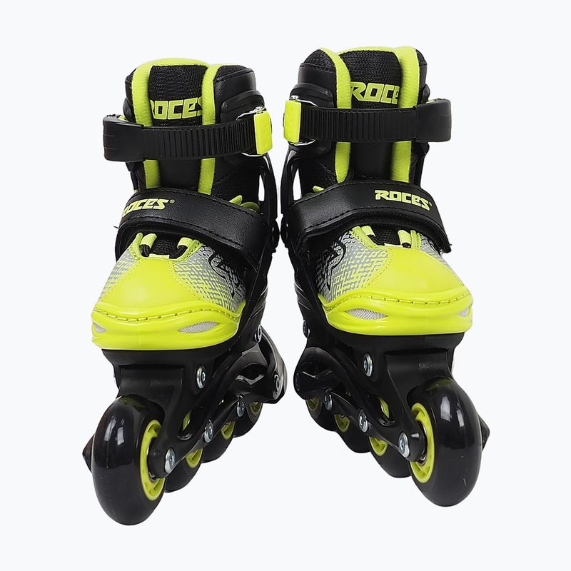 Pattini a rotelle Roces Jokey X Boy per bambini nero/lime 3
