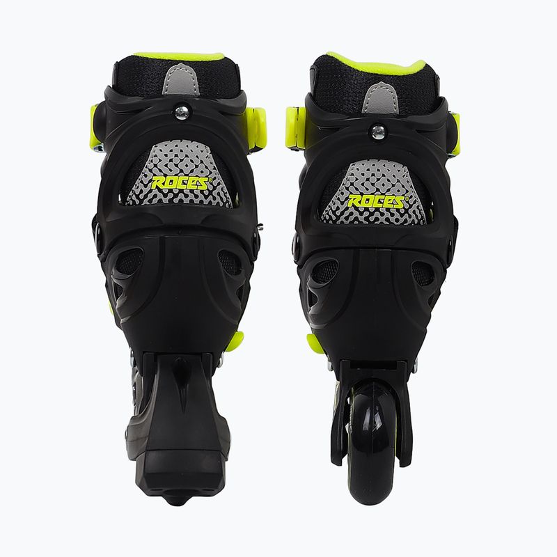 Pattini a rotelle Roces Jokey X Boy per bambini nero/lime 4