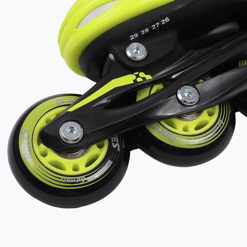 Pattini a rotelle Roces Jokey X Boy per bambini nero/lime 6