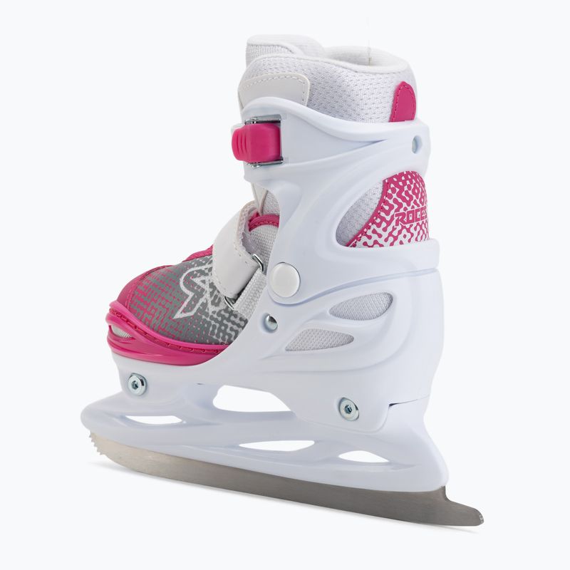 Pattini da ghiaccio per bambini Roces Jokey Ice X white/pink 3