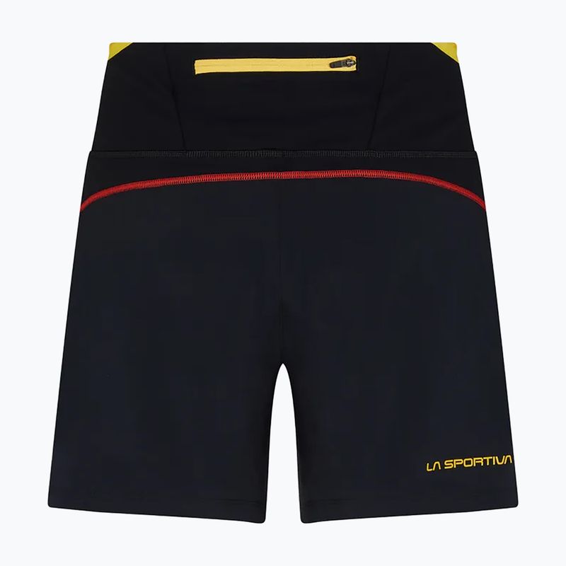 Pantaloncini da corsa La Sportiva Ultra Distance Uomo 7" nero/giallo 2
