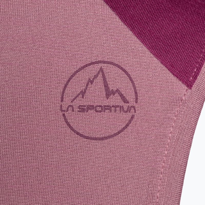 Maglietta trekking donna La Sportiva Embrace Tank blush red plum 4