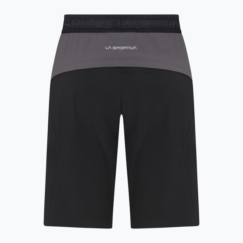 Pantaloncini da trekking La Sportiva Guard nero/carbonio uomo 6