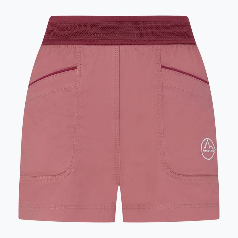 Pantaloncini da arrampicata La Sportiva donna Joya blush red plum