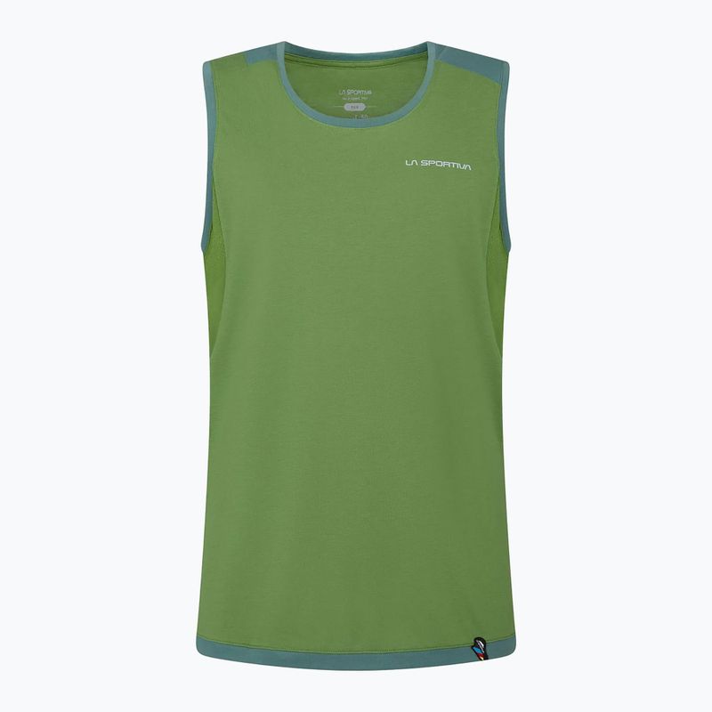 Maglietta da arrampicata La Sportiva uomo Crimp Tank kale pine