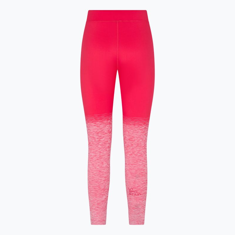 Leggings da arrampicata La Sportiva Patcha hibiscus/bianco per donna 2