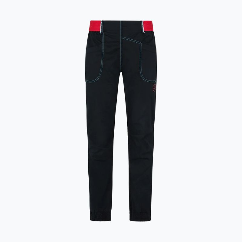 Pantaloni da arrampicata La Sportiva da donna Tundra nero 4