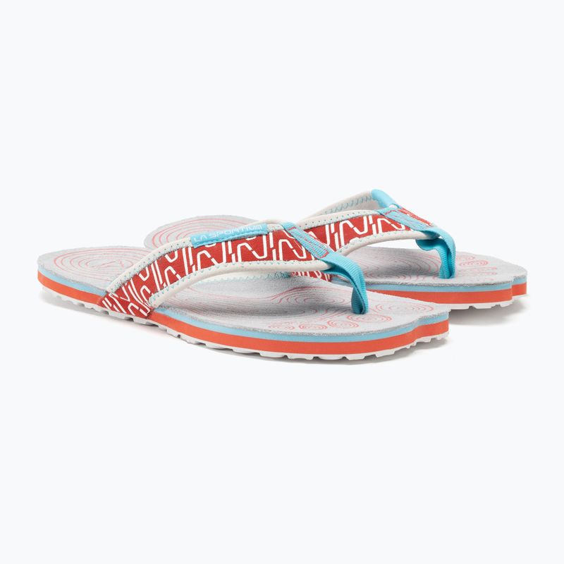 Infradito La Sportiva Swing hibiscus/blu malibu da donna 4