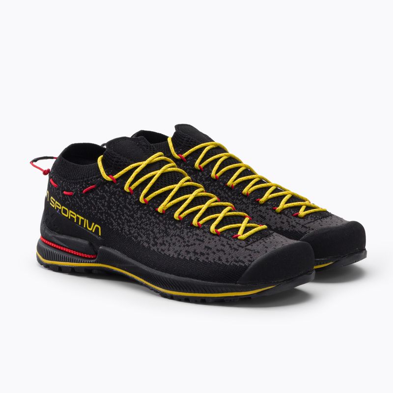 Scarpa da avvicinamento La Sportiva TX2 Evo uomo nero/giallo 5