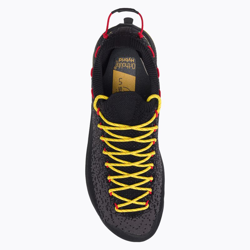 Scarpa da avvicinamento La Sportiva TX2 Evo uomo nero/giallo 6