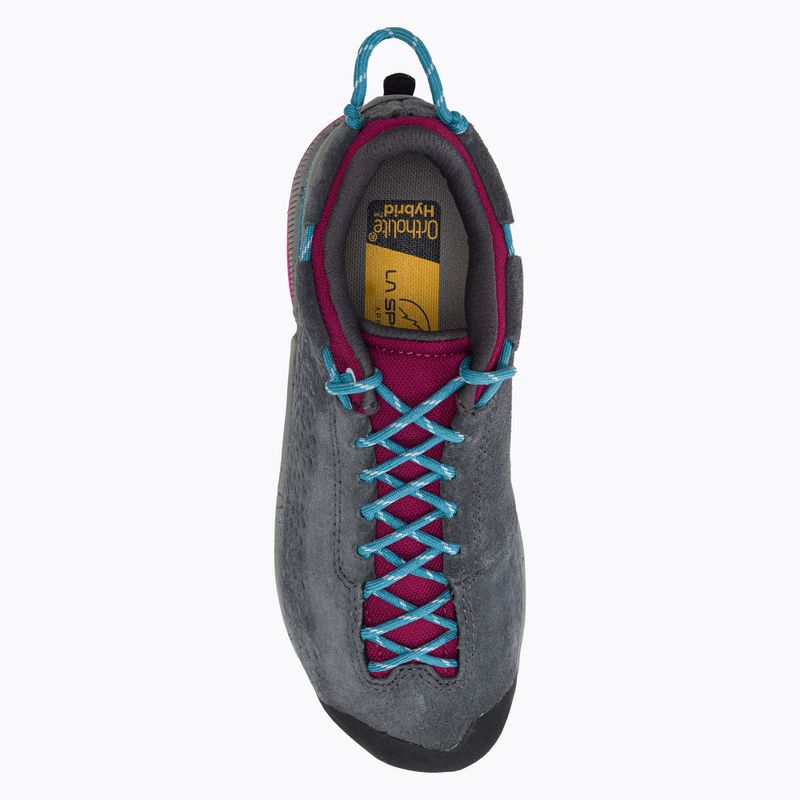 Scarpa da avvicinamento La Sportiva TX2 Evo Leather carbon red plum donna 6