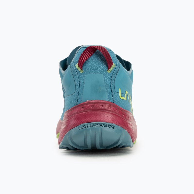 Scarpa da corsa La Sportiva Helios III donna topazio/rosso prugna 6
