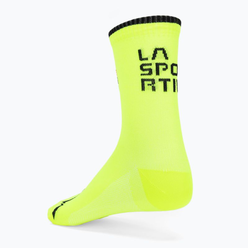 La Sportiva For Your Mountain calze da corsa nero/neon 3