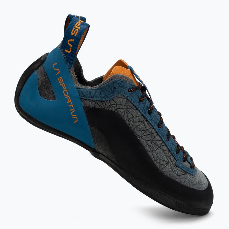 Scarpette da arrampicata uomo La Sportiva Finale space blue/maple 2