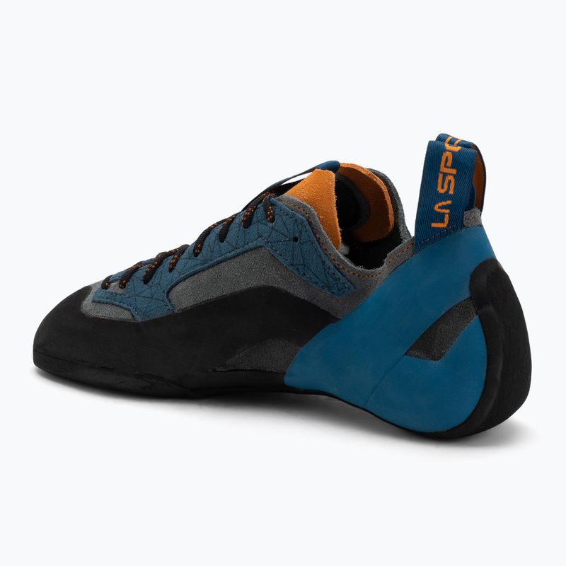 Scarpette da arrampicata uomo La Sportiva Finale space blue/maple 3
