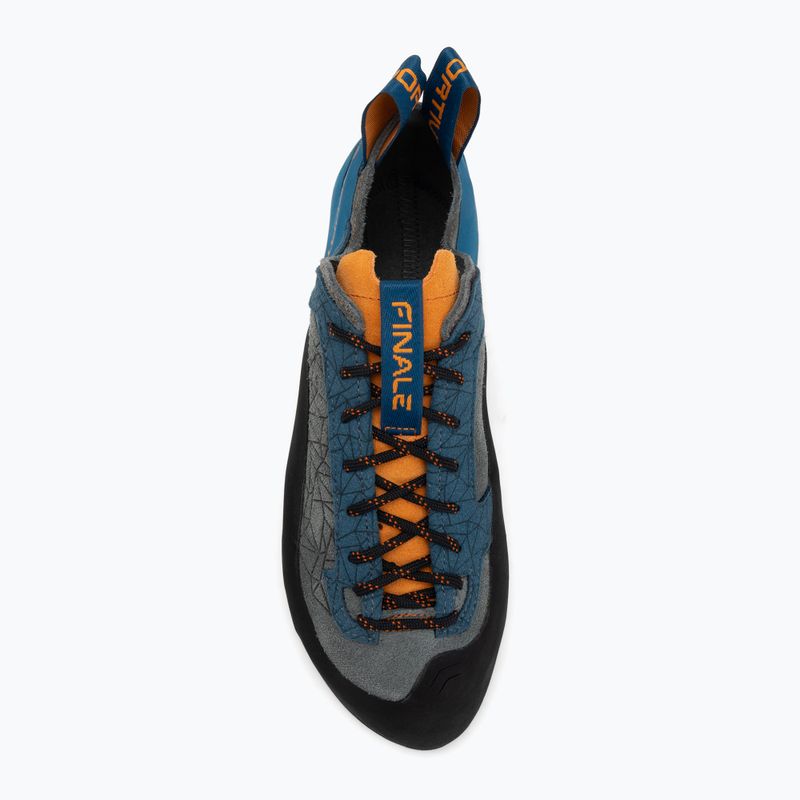 Scarpette da arrampicata uomo La Sportiva Finale space blue/maple 5
