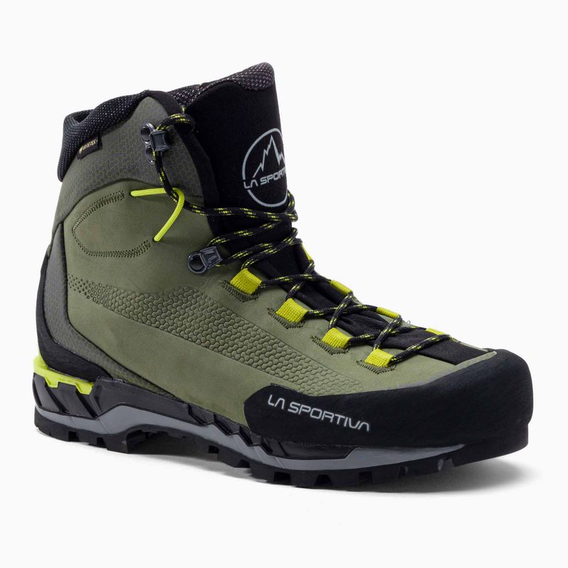 Scarpone da montagna La Sportiva Trango Tech Leather GTX lichene/citrus da uomo