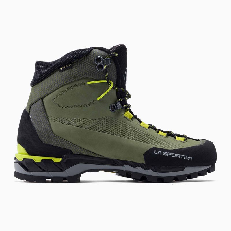 Scarpone da montagna La Sportiva Trango Tech Leather GTX lichene/citrus da uomo 2