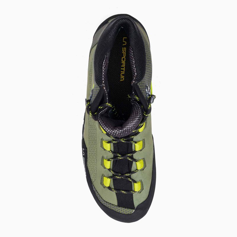 Scarpone da montagna La Sportiva Trango Tech Leather GTX lichene/citrus da uomo 6