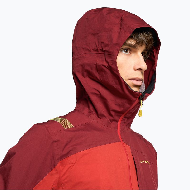 Giacca antipioggia La Sportiva Northstar Evo Shell sunset/sangria da uomo 3
