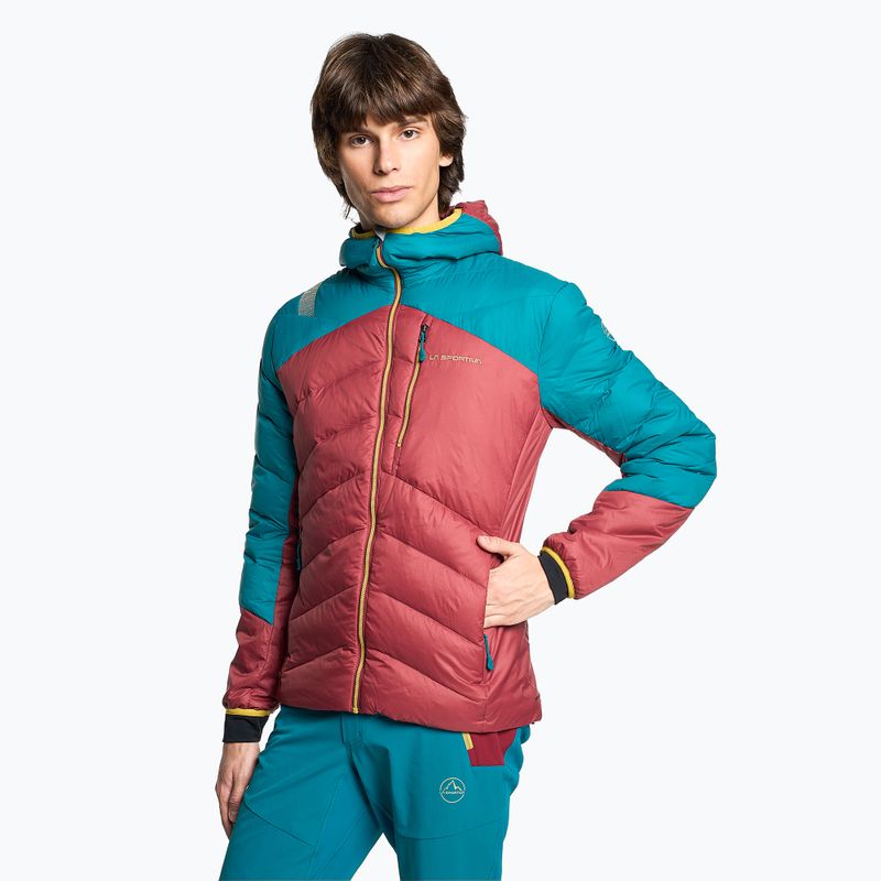 Piumino La Sportiva da uomo Deimos Down sangria/cristallo