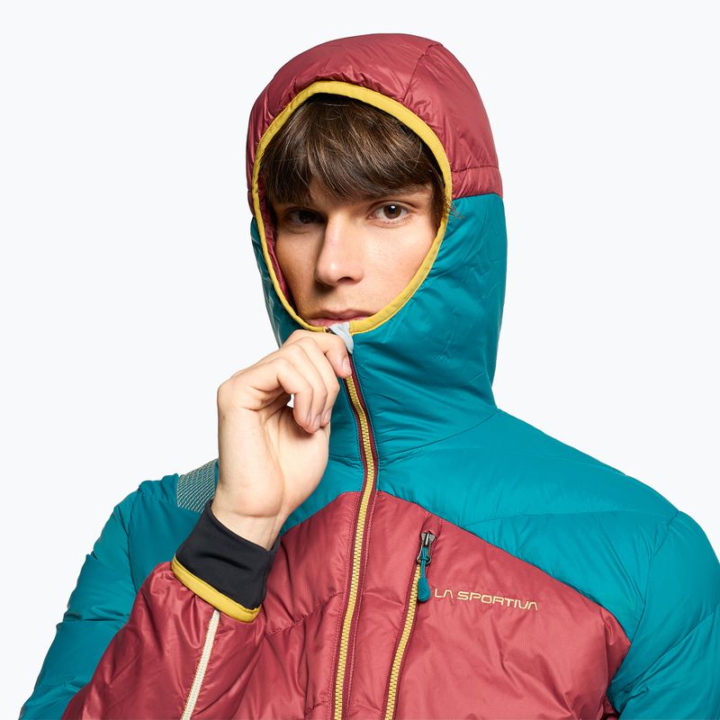 Piumino La Sportiva da uomo Deimos Down sangria/cristallo 4