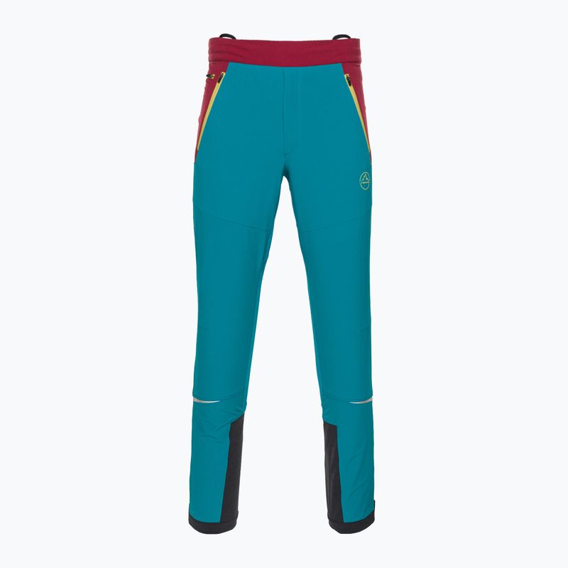 Pantaloni da sci La Sportiva da uomo Karma crystal/sangria 5