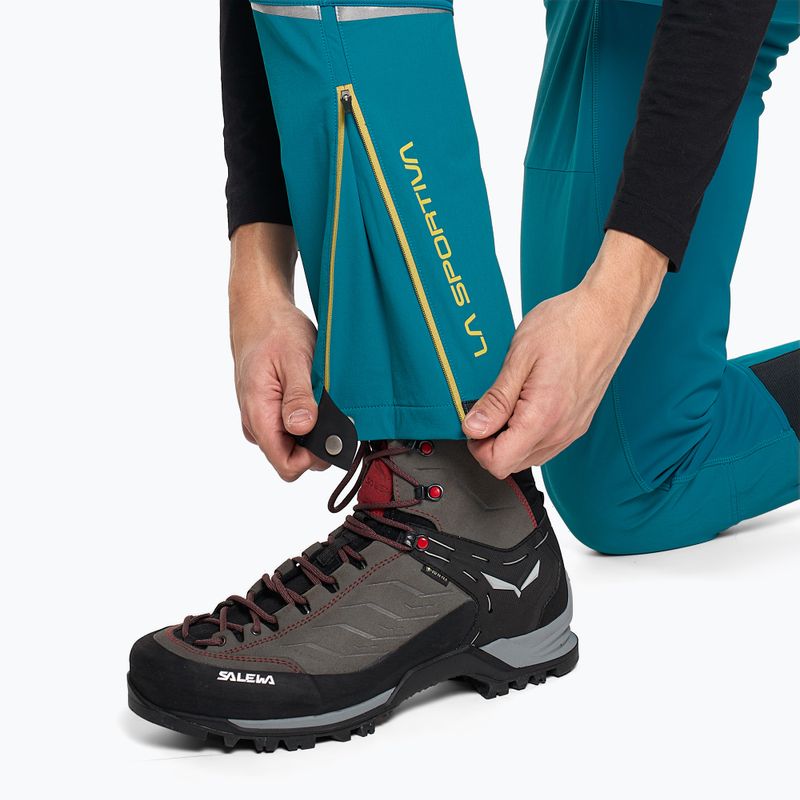 Pantaloni da sci La Sportiva da uomo Karma crystal/sangria 4