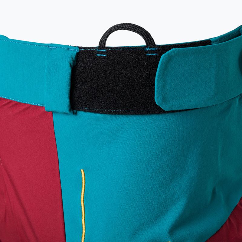 Pantaloni da uomo La Sportiva Crizzle EVO Shell con membrana muschio/sangria 3