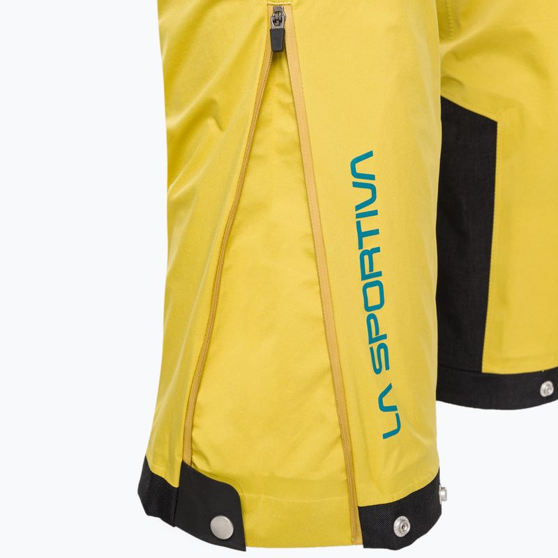 Pantaloni da uomo La Sportiva Crizzle EVO Shell con membrana muschio/sangria 4