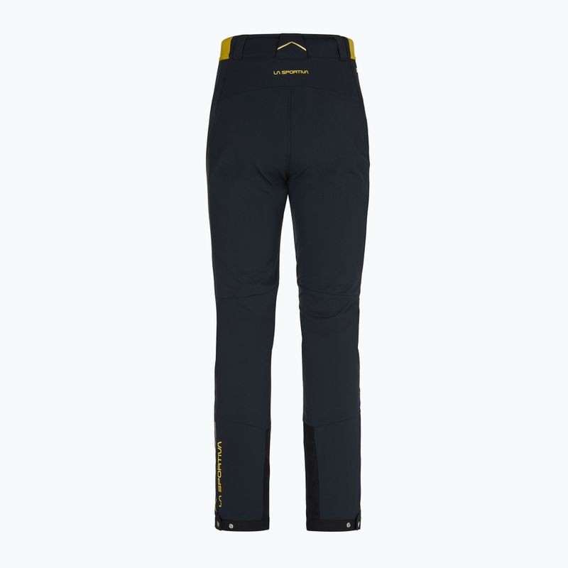 Pantaloni da sci La Sportiva da uomo Orizion nero/muschio 2