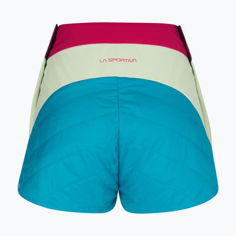 Pantaloncini da trekking da donna La Sportiva Parallel Primaloft crystal/celadon 2