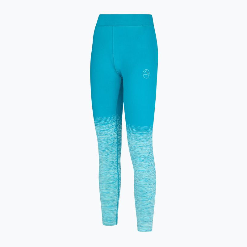 Leggings da arrampicata da donna La Sportiva Patcha crystal/turchese